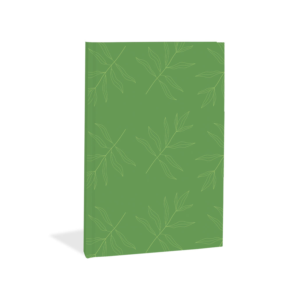 Hardcover DIN A5 aus Pflanzenabfallresten inkl eigenem Druck green