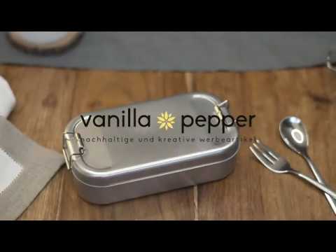 Video der Weißblech Lunchbox Silver